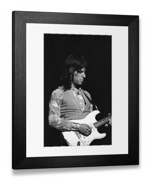 Framed Print : Photo of Jeff Beck Framed Print : Photo of Jeff Beck