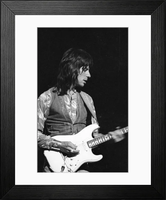 Framed Print : Photo of Jeff Beck Framed Print : Photo of Jeff Beck