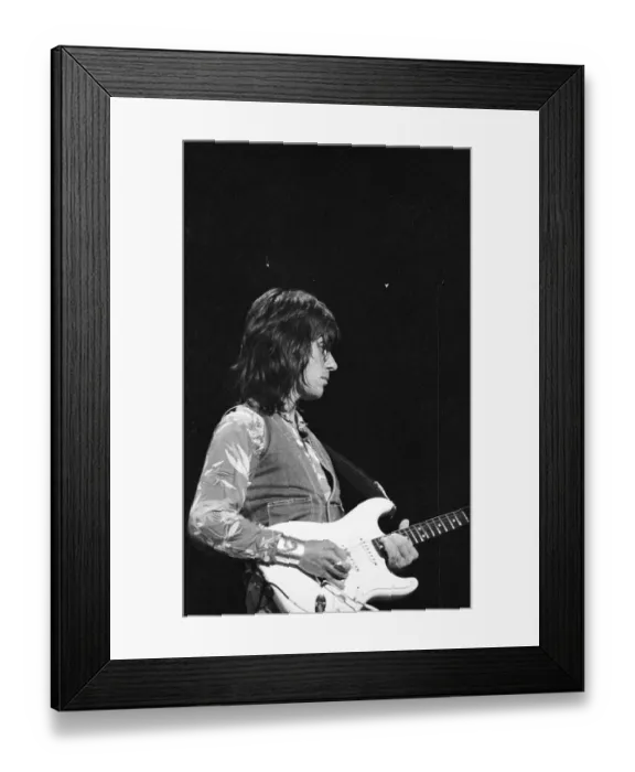 Framed Print : Photo of Jeff Beck Framed Print : Photo of Jeff Beck