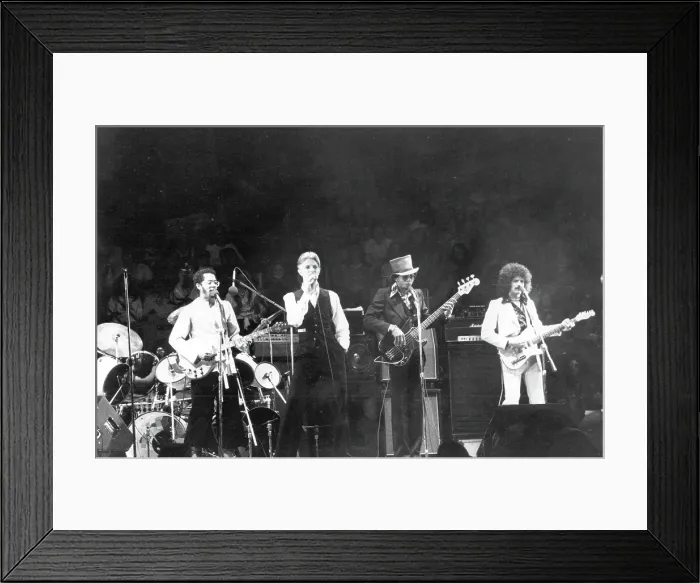 Framed Print : David Bowie Performing In LA