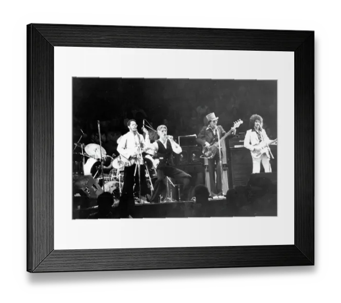 Framed Print : David Bowie Performing In LA
