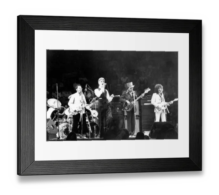Framed Print : David Bowie Performing In LA