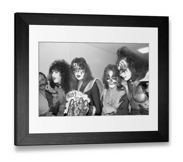 Framed Print : Kiss Backstage Framed Print : Kiss Backstage