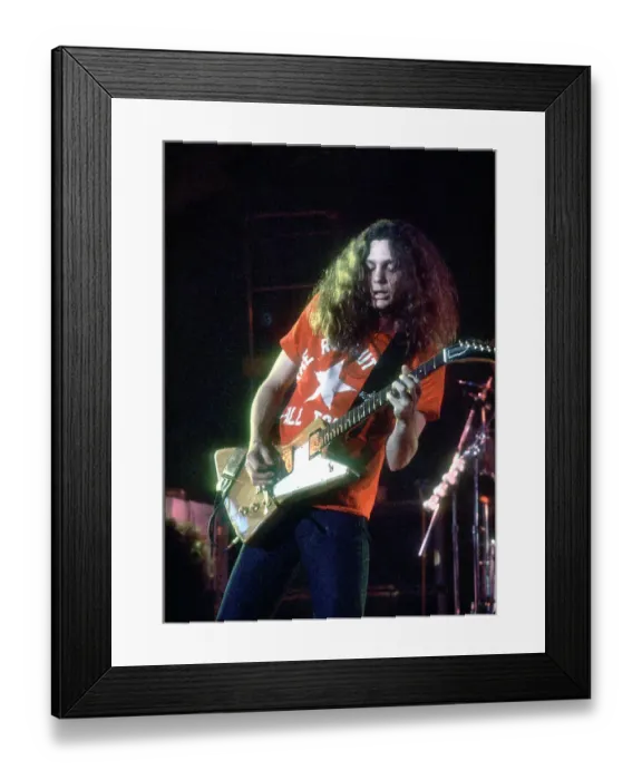 Framed Print : Allen Collins Performs Framed Print : Allen Collins Performs
