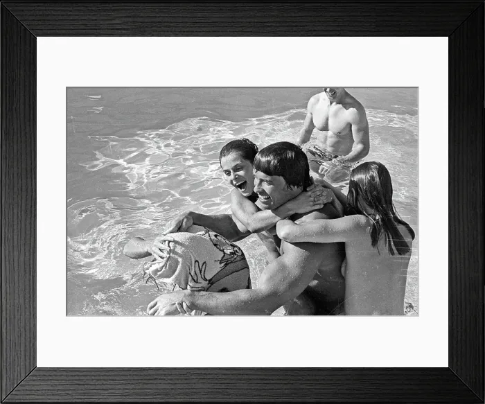 Framed Print : Schwarzenegger And Friends Framed Print : Schwarzenegger And Friends
