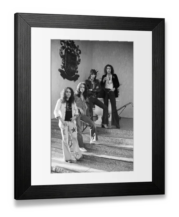 Framed Print : Rock Band Rainbow At The Beverly Wilshire Hotel Framed Print : Rock Band Rainbow At The Beverly Wilshire Hotel