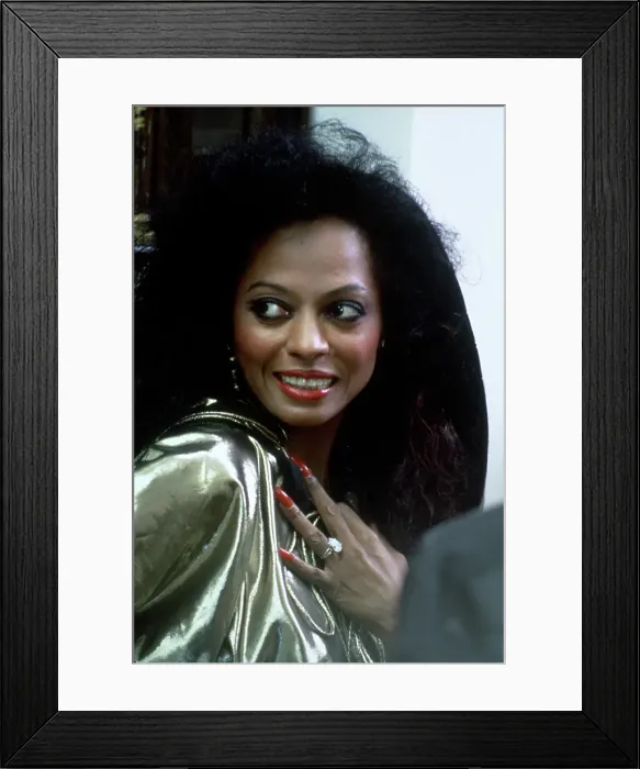 Framed Print : Diana Ross Portrait