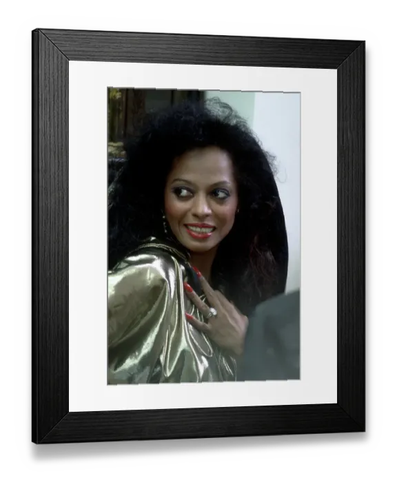 Framed Print : Diana Ross Portrait Framed Print : Diana Ross Portrait
