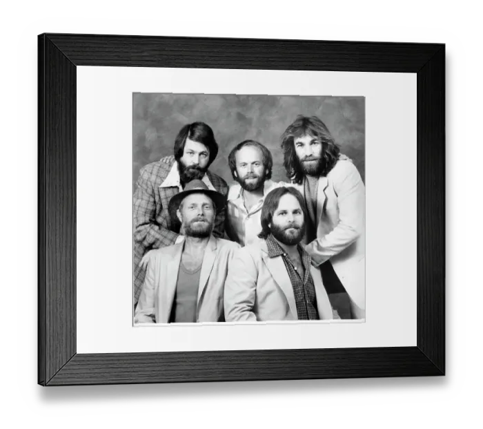 Framed Print : Beach Boys Portrait Framed Print : Beach Boys Portrait