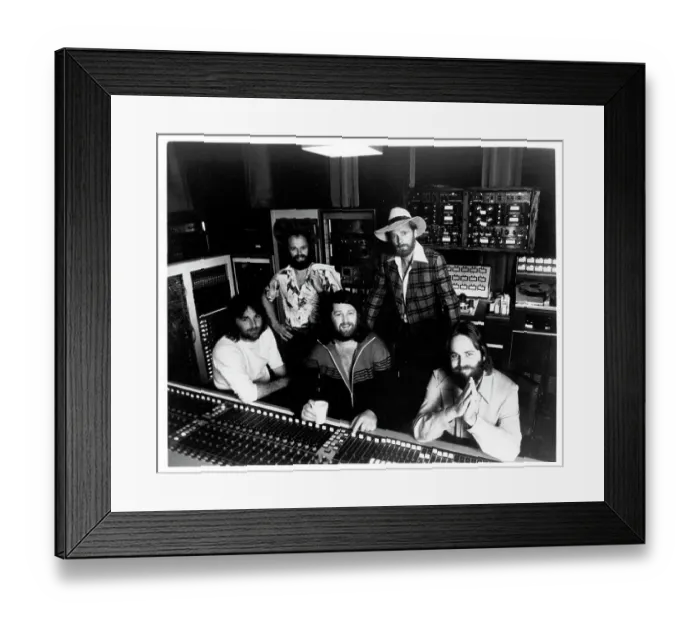 Framed Print : Beach Boys Portrait Framed Print : Beach Boys Portrait
