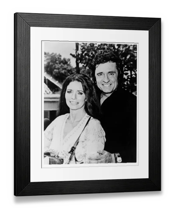 Framed Print : Johnny & June Portrait Framed Print : Johnny & June Portrait