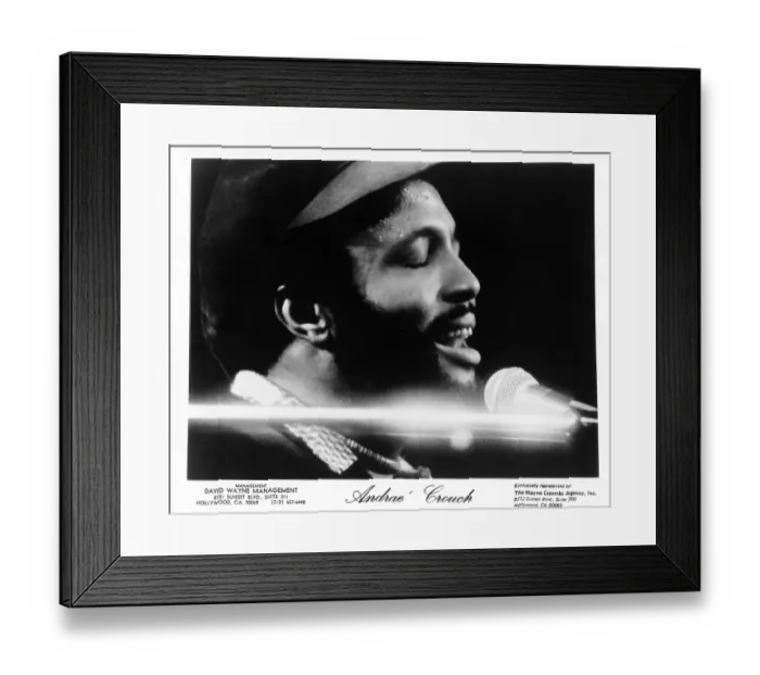 Framed Print : Andrae Crouch At The Piano Framed Print : Andrae Crouch At The Piano