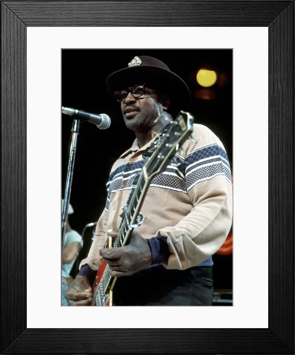 Framed Print : Bo Diddley On A TV Show Framed Print : Bo Diddley On A TV Show