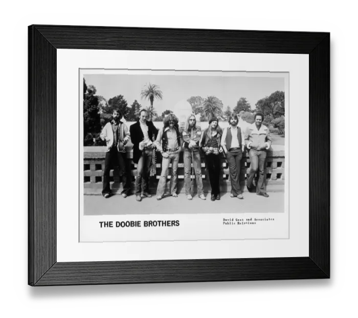 Framed Print : Doobie Brothers 1975-77 Lineup Framed Print : Doobie Brothers 1975-77 Lineup