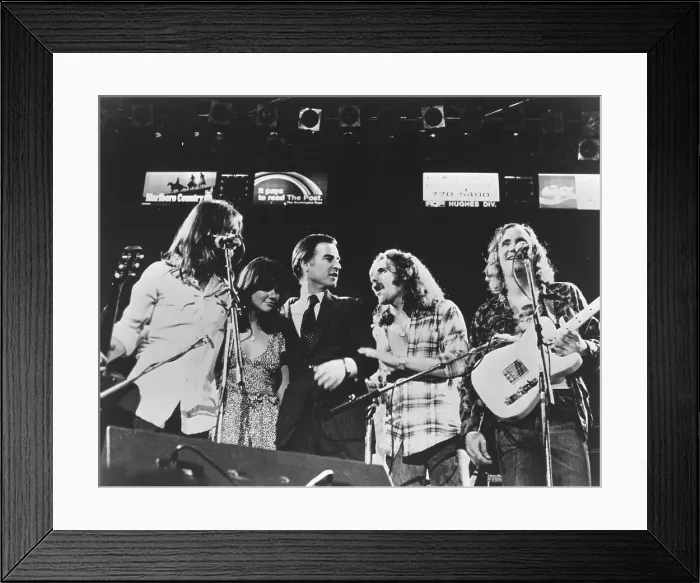 Framed Print : Eagles with Governor Brown and Linda Ronstadt Framed Print : Eagles with Governor Brown and Linda Ronstadt