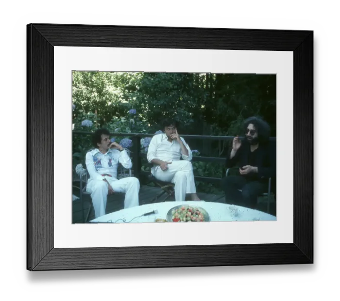 Framed Print : Bill Graham, Jerry Garcia And Carlos Santana Framed Print : Bill Graham, Jerry Garcia And Carlos Santana