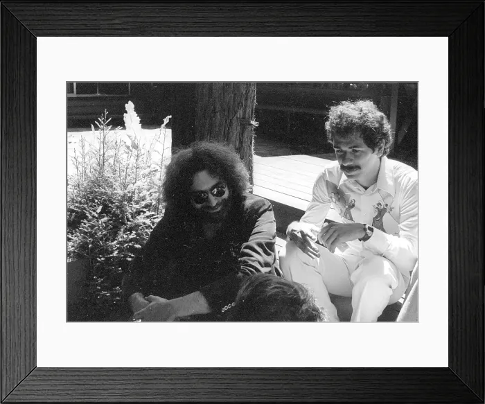 Framed Print : Jerry Garcia And Carlos Santana Framed Print : Jerry Garcia And Carlos Santana