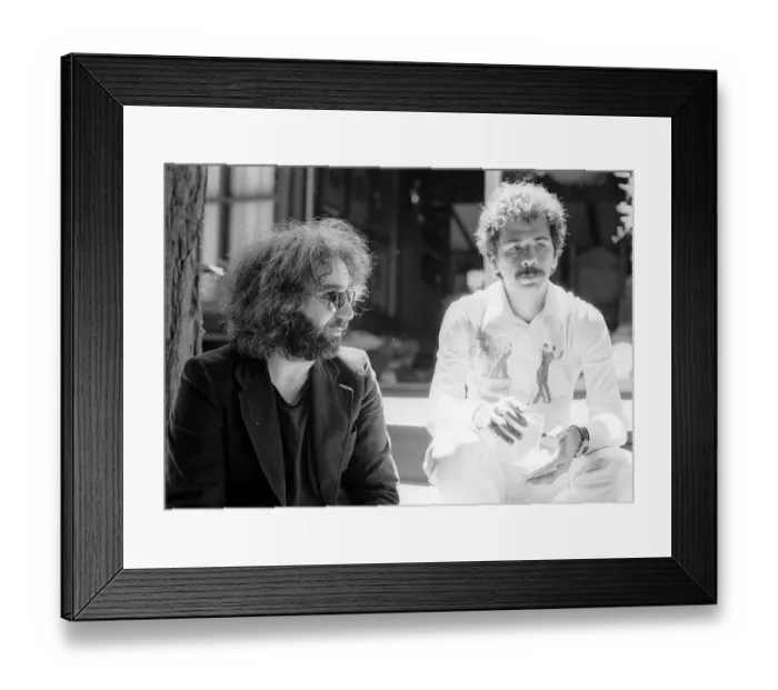 Framed Print : Jerry Garcia And Carlos Santana Framed Print : Jerry Garcia And Carlos Santana