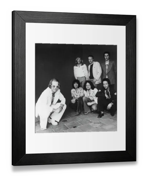 Framed Print : The Elton John Band Framed Print : The Elton John Band