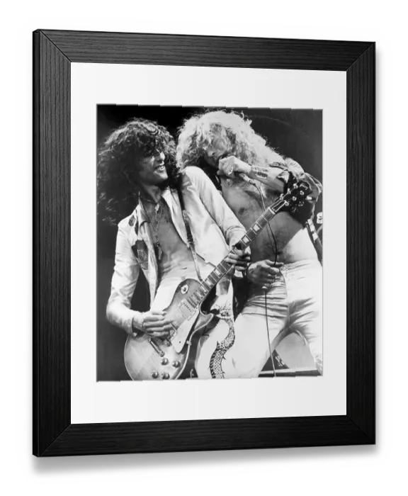 Framed Print : Led Zeppelin Performing Framed Print : Led Zeppelin Performing