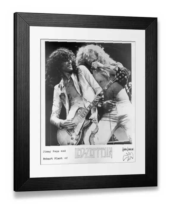 Framed Print : Led Zeppelin Performing Framed Print : Led Zeppelin Performing
