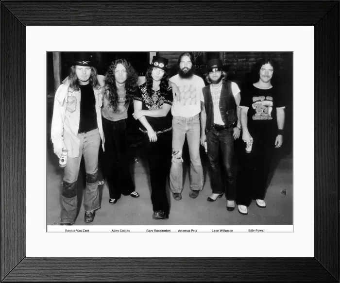 Framed Print : Lynyrd Skynyrd Portrait Framed Print : Lynyrd Skynyrd Portrait