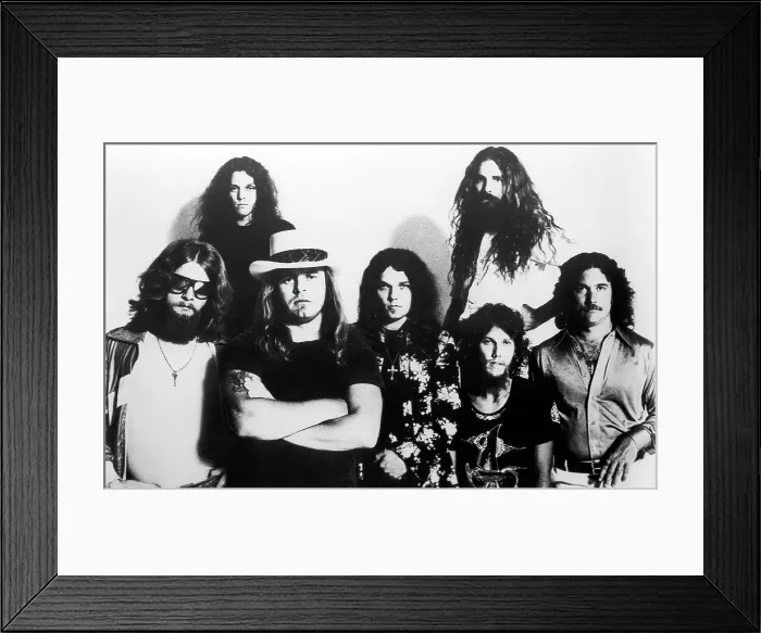 Framed Print : Lynyrd Skynyrd Portrait Framed Print : Lynyrd Skynyrd Portrait