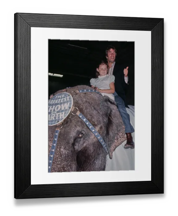 Framed Print : Circus Of The Stars Recording, 1976 Framed Print : Circus Of The Stars Recording, 1976
