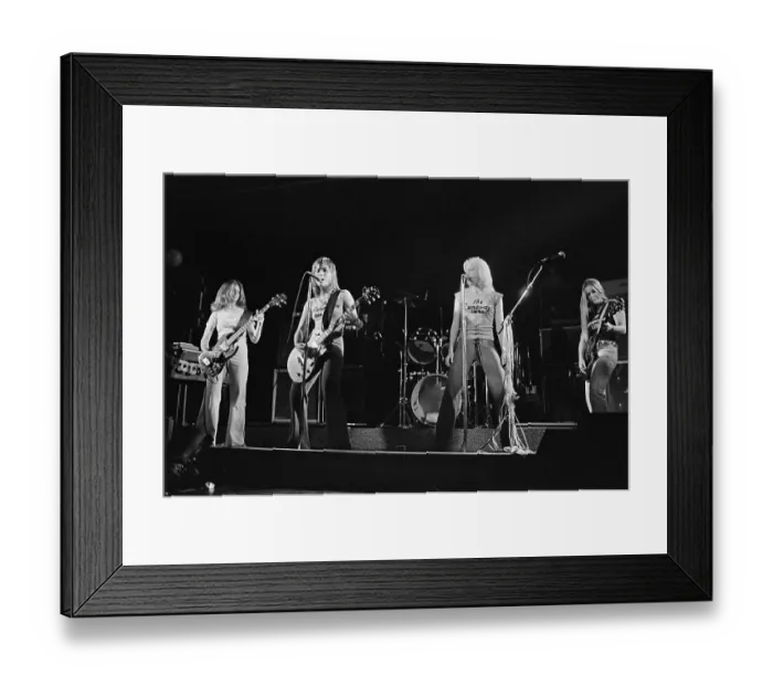 Framed Print : The Runaways Play The Gold West Ballroom Framed Print : The Runaways Play The Gold West Ballroom