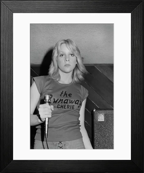 Framed Print : The Runaways At Boomer's, Santa Monica, CA Framed Print : The Runaways At Boomer's, Santa Monica, CA