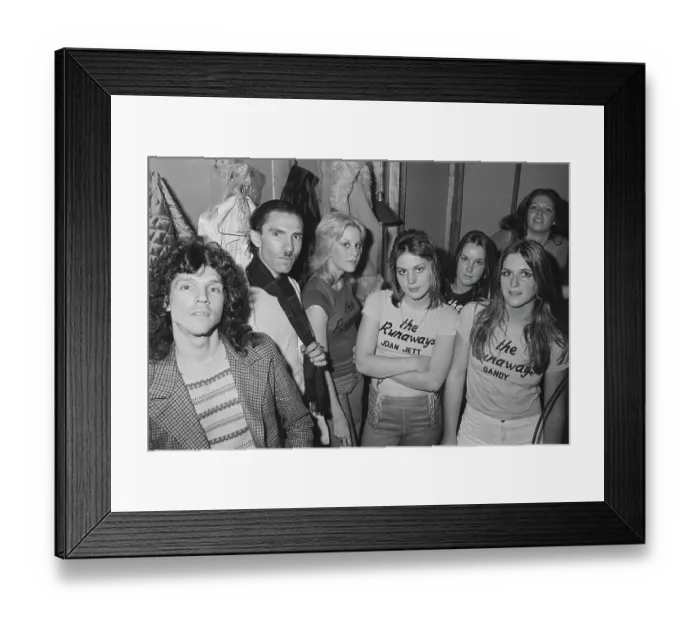 Framed Print : The Runaways At Boomer's, Santa Monica, CA Framed Print : The Runaways At Boomer's, Santa Monica, CA