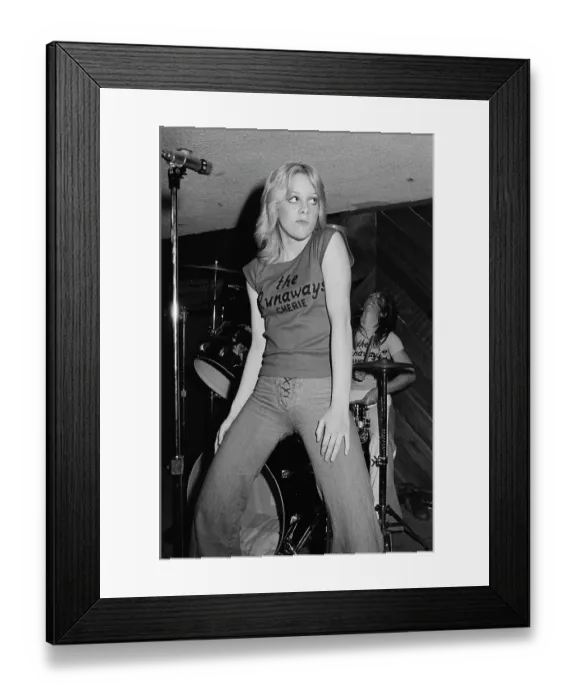 Framed Print : The Runaways At Boomer's, Santa Monica, CA Framed Print : The Runaways At Boomer's, Santa Monica, CA