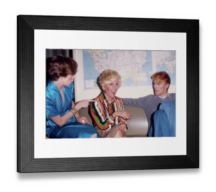 Framed Print : Bowie On Good Morning America Framed Print : Bowie On Good Morning America