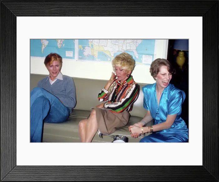 Framed Print : Bowie On Good Morning America Framed Print : Bowie On Good Morning America