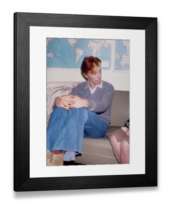 Framed Print : Bowie On Good Morning America Framed Print : Bowie On Good Morning America