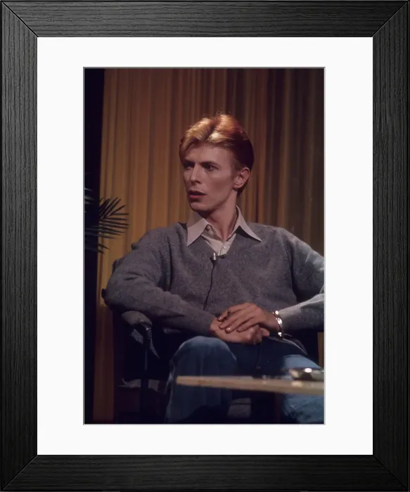 Framed Print : Bowie On Good Morning America Framed Print : Bowie On Good Morning America