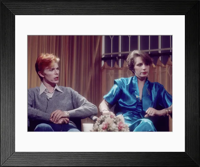 Framed Print : Bowie On Good Morning America Framed Print : Bowie On Good Morning America