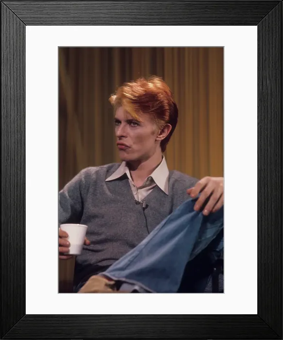 Framed Print : Bowie On Good Morning America Framed Print : Bowie On Good Morning America
