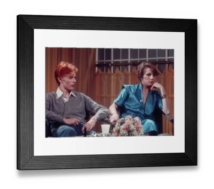 Framed Print : Bowie On Good Morning America Framed Print : Bowie On Good Morning America