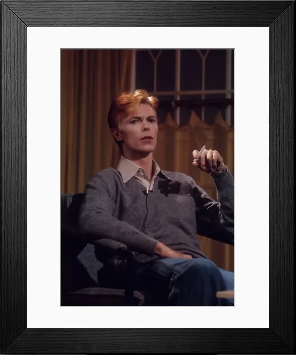 Framed Print : Bowie On Good Morning America Framed Print : Bowie On Good Morning America