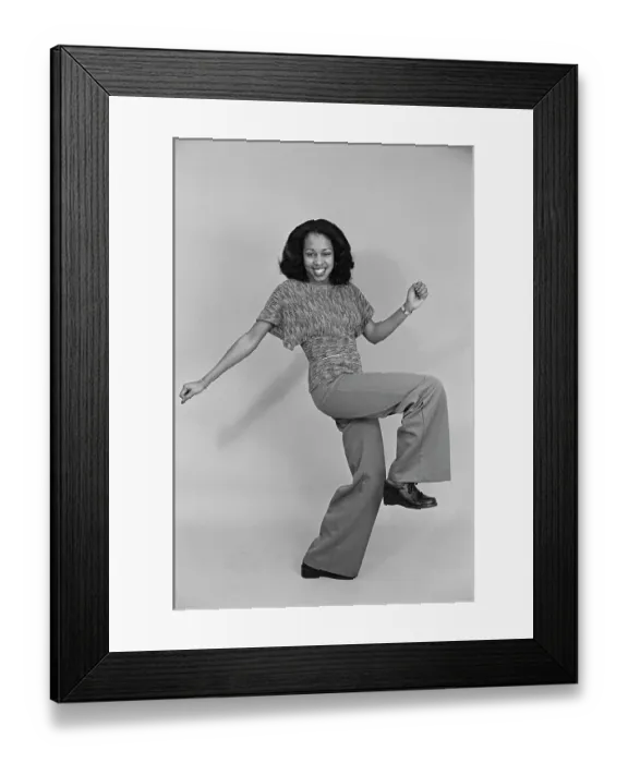 Framed Print : Yolanda Toussaint - Soul Train Dancer Framed Print : Yolanda Toussaint - Soul Train Dancer