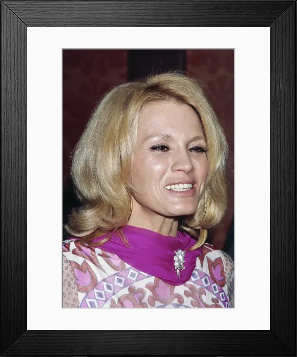 Framed Print : Angie Dickinson Attends Television Broadcasters Awards