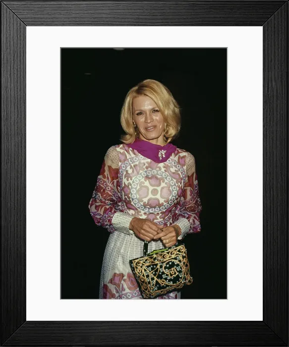 Framed Print : Angie Dickinson Attends Television Broadcasters Awards Framed Print : Angie Dickinson Attends Television Broadcasters Awards
