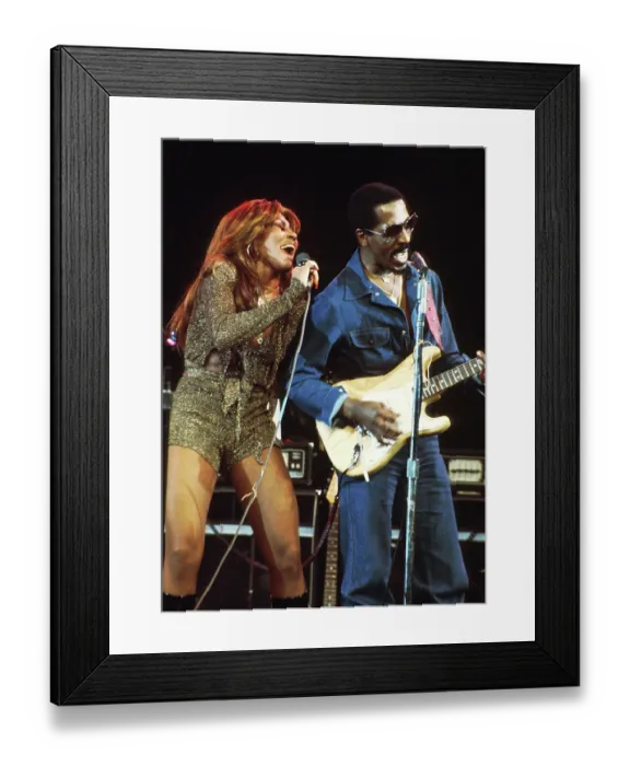 Framed Print : Ike & Tina In Los Angeles