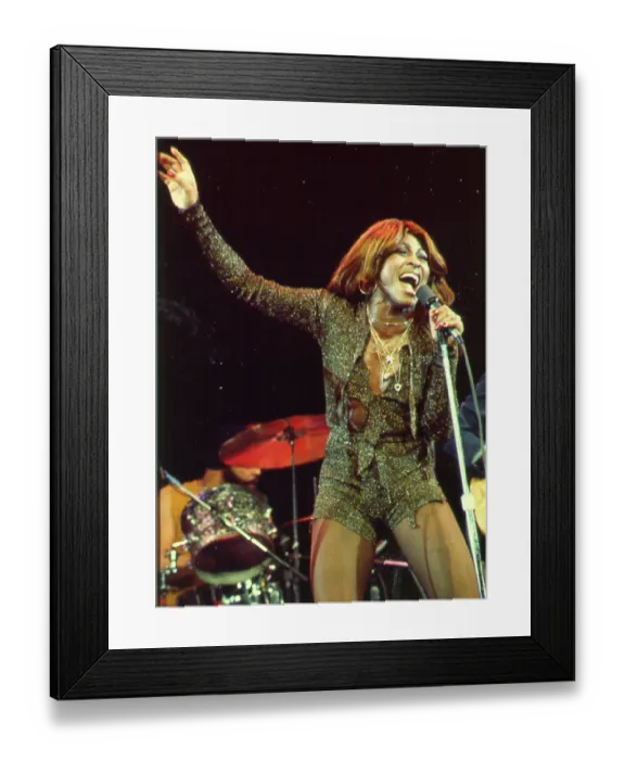 Framed Print : Tina Turner Performing Framed Print : Tina Turner Performing