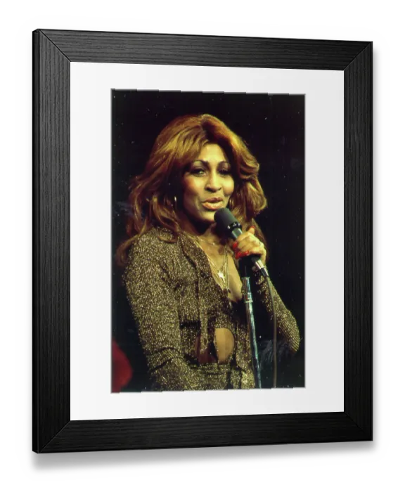 Framed Print : Tina Turner Performing Framed Print : Tina Turner Performing