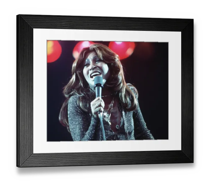 Framed Print : Tina Turner Performing Framed Print : Tina Turner Performing