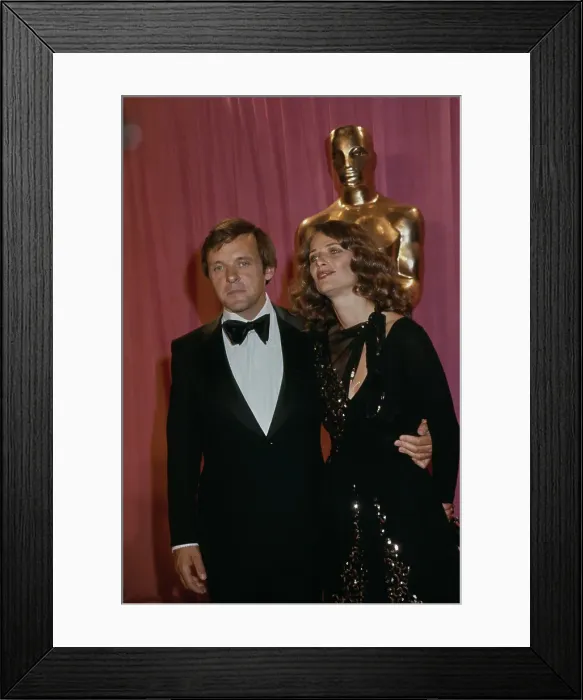 Framed Print : Anthony Hopkins And Charlotte Rampling Attend 48th Academy Award Framed Print : Anthony Hopkins And Charlotte Rampling Attend 48th Academy Award