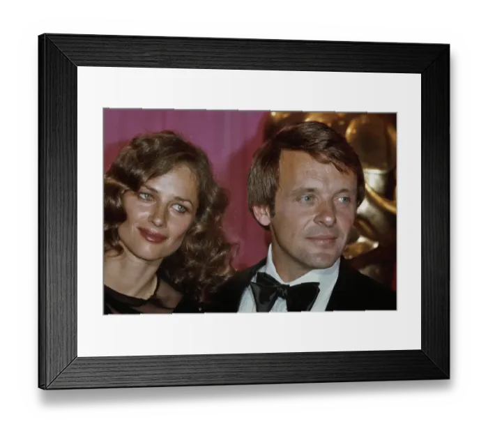Framed Print : Anthony Hopkins And Charlotte Rampling Attend 48th Academy Award Framed Print : Anthony Hopkins And Charlotte Rampling Attend 48th Academy Award