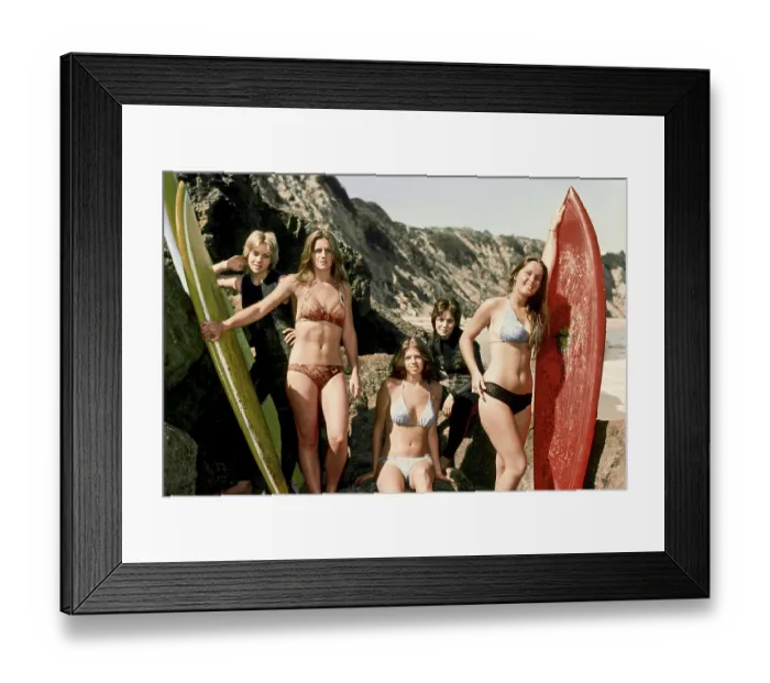 Framed Print : Rock band The Runaways Framed Print : Rock band The Runaways